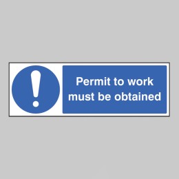 Permit to Work Must be Obtained - 