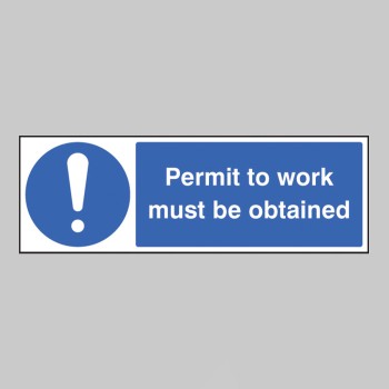 Permit to Work Must be Obtained - 