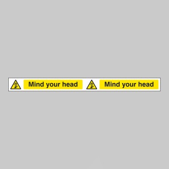 Mind Your Head - Self Adhesive Vinyl - 400 x 35mm - 