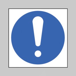 ! - Mandatory Exclamation Symbol - 