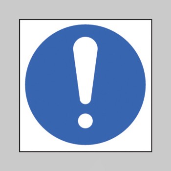 ! - Mandatory Exclamation Symbol - 