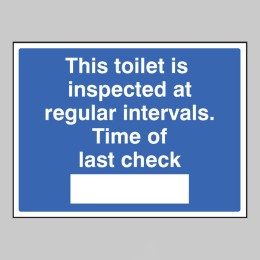 This Toilet Is Inspected (Space for Time) - 