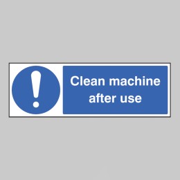 Clean Machine After Use - 