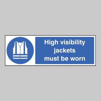 High Visibility Jackets Must be Worn - 