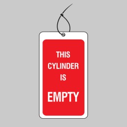 This Cylinder Is Empty - Safety Tag (Pack of 10) - 