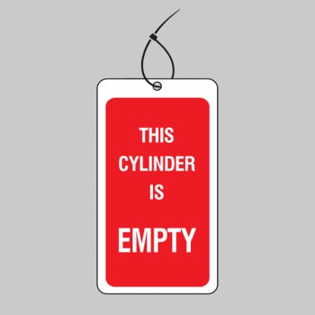 This Cylinder Is Empty - Safety Tag (Pack of 10) - 