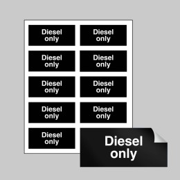 Diesel Only - Labels - 