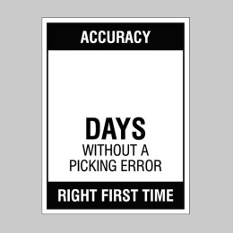 Accuracy - Wipe Clean Board  - 