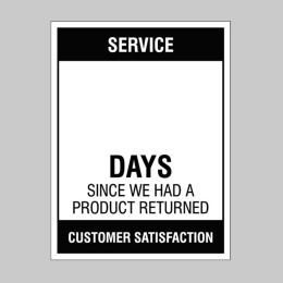 Service - Wipe Clean Board  - 