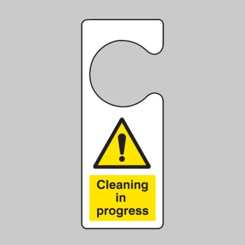 Cleaning in Progress - Door Hanger - 