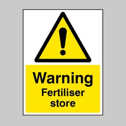 Warning - Fertiliser Store - 