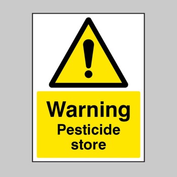 Warning - Pesticide Store - Warning - Pesticide Store -