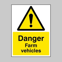 Danger - Farm Vehicles - 