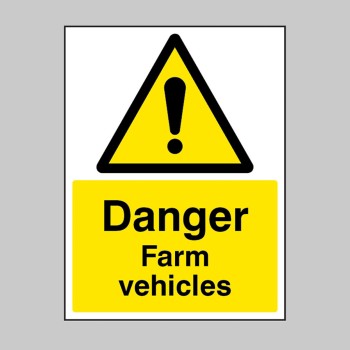 Danger - Farm Vehicles - Danger - Farm Vehicles -