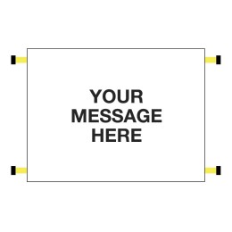 Your Message Here - Door Screen Sign - 