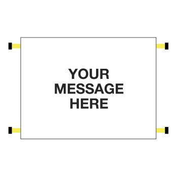 Your Message Here - Door Screen Sign - 