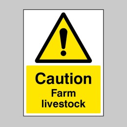 Caution - Farm Livestock - 