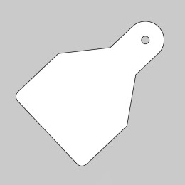 Plain ID Wide Flag Tags - 