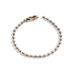 Metal Ball Chain with Connector - 100mm (Pack of 50) - 