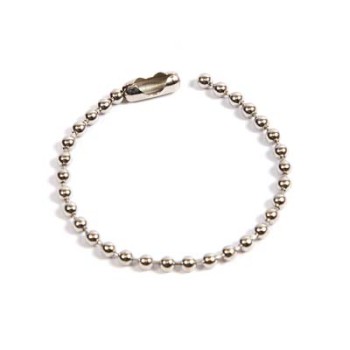 Metal Ball Chain with Connector - 100mm (Pack of 50) - 