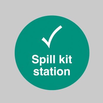 Spill Kit Station - Floor Graphic - 