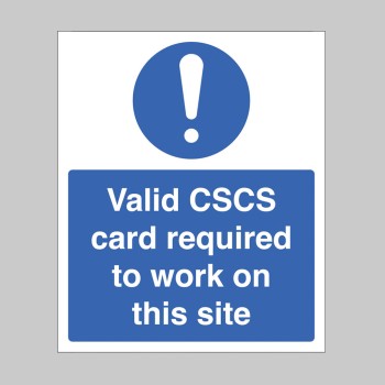 Valid CSCS Card Required - 
