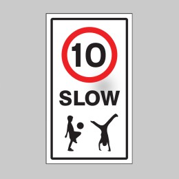 Slow - 10mph - Children - Class R2 Permanent - 