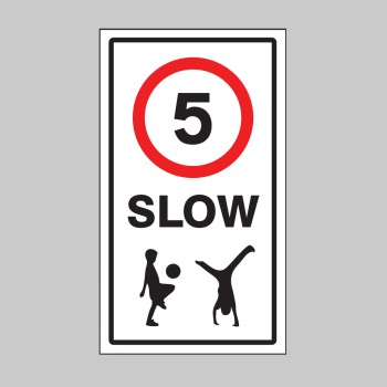 Slow - 5mph - Children - Class R2 Permanent - 