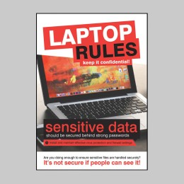 Laptop Rules - Poster - 