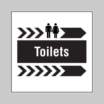Toilets - Arrow Right - Add a Logo - Site Saver - 