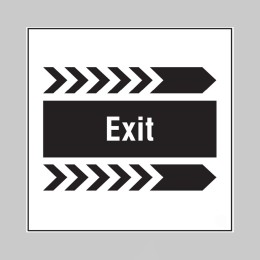Exit - Arrow Right - Add a Logo - Site Saver - 