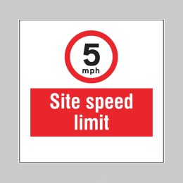 5mph - Site Speed Limit - Add a Logo - Site Saver - 