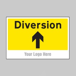 Diversion - Arrow Up / Straight On - Add a Logo - Site Saver - 