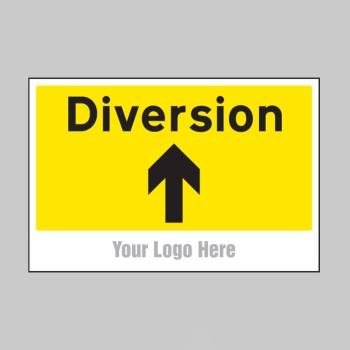 Diversion - Arrow Up / Straight On - Add a Logo - Site Saver - 
