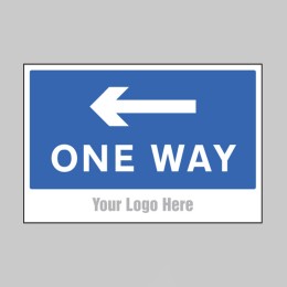 One Way - Arrow Left - Add a Logo - Site Saver - 