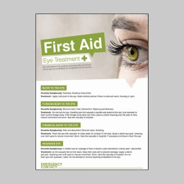 Eyes - First Aid Poster - 