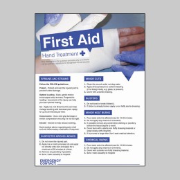 Hands - First Aid Poster - 