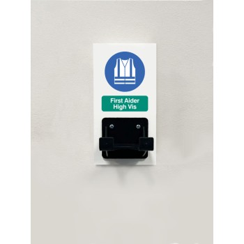 PPE Station - First Aider High Vis - 1 Hook - 