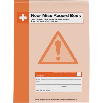A4 Near Miss Record Book - 