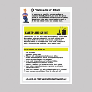 Sweep & Shine Actions Information - Poster - 