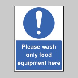 Wash Only Food Equipment - 