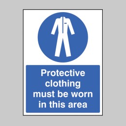 Protective Clothing Must be Worn in Area - 