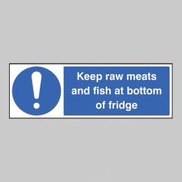 Keep Raw Meats and Fish At Bottom of Fridge - 