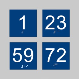 Braille - Door Number - 