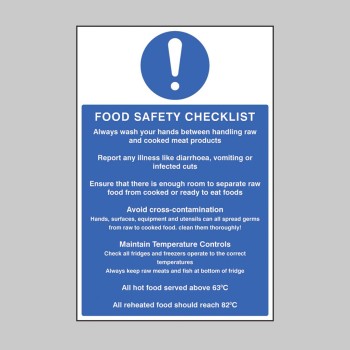 Food Safety Checklist - Food Safety Checklist -