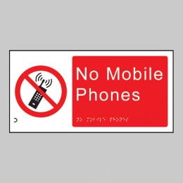 Braille - No Mobile Phones - 