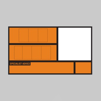 Custom - Hazchem Placard Aluminium - Retro-Reflective - 