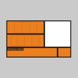 Custom - Hazchem Placard Self Adhesive Retro-Reflective - 