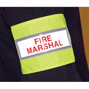 Fire Marshal Reflective Armband - 