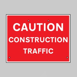 Re-Flex Sign - Caution - Construction Traffic - 